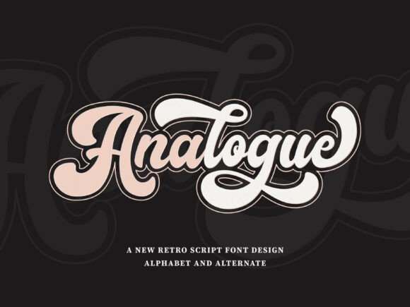 Analogue Font: Bold Retro Typography for Digital Campaigns