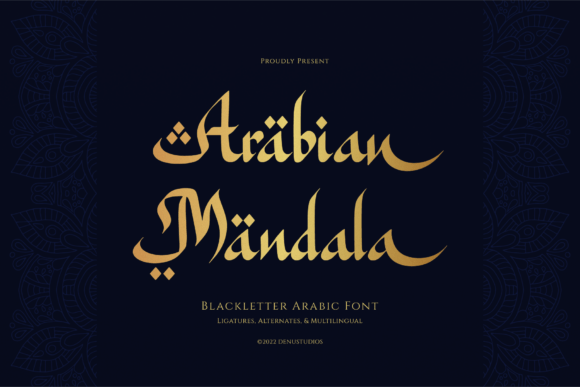 Arabian Mandala Font Review: A Designer’s Perspective