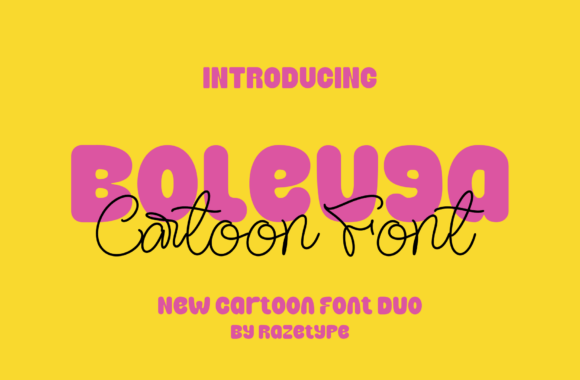 Boleuga Duo Font: Playful Typography for Crafters