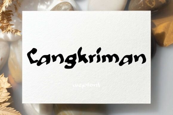 Cangkriman Font: Adding Rhythm to Editorial Design