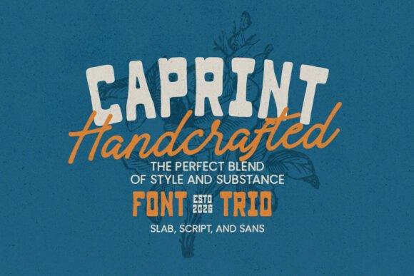 Caprint Font: Handcrafted Charm for Makers