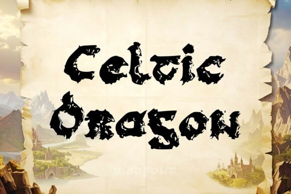Celtic Dragon Font: Adding Mythic Charm to Web Design