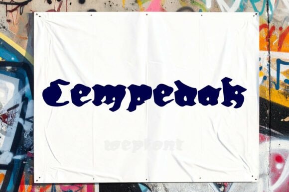 Cempedak Font: Elevating Campaign Visuals with Gothic Edge