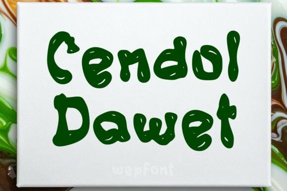 Cendol Dawet Font: Adding Whimsy to Editorial Design