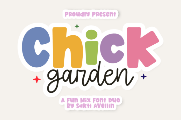 Chick Garden Duo Font Review for Campaign Design