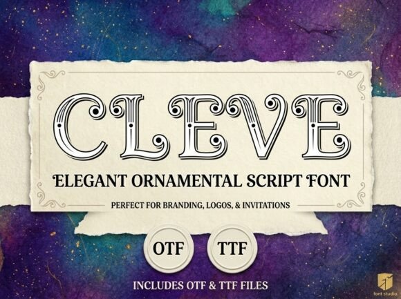 Cleve Font: Elevating Editorial Design with Vintage Script