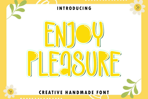 Enjoy Pleasure Font: Elegant Script for Web Design