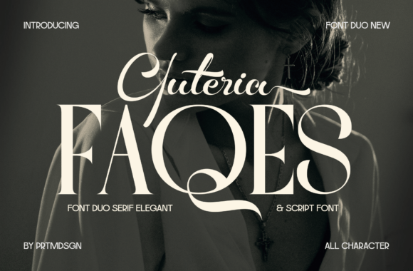 Faqes Yuteria Duo Font: A Refined Serif for Branding