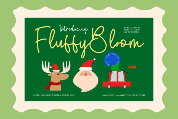 Fluffy Bloom Font: Soft Script for Editorial Design