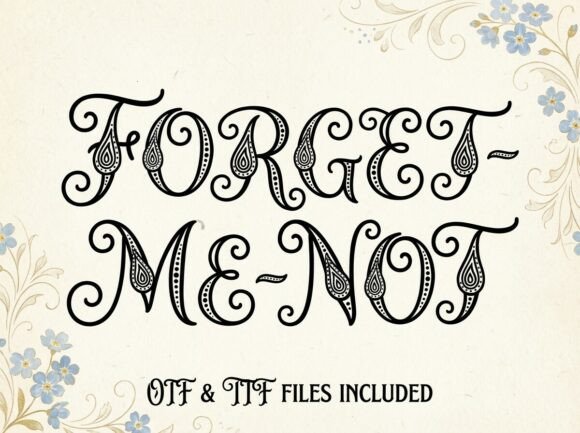 Forget-me-not Font: Elevating Digital Brand Identity