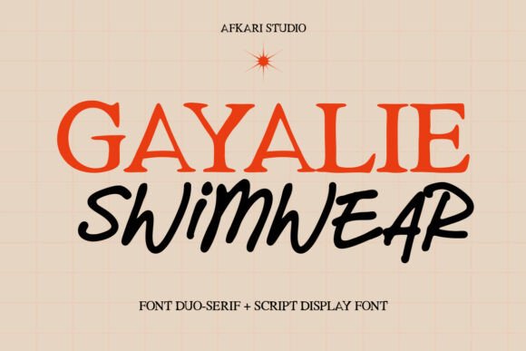 Gayalie Swimwear Font: Elevating Small Business Branding