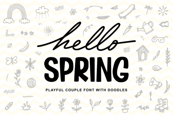 Hello Spring Trio Font: A Brand Refresh for Small Business