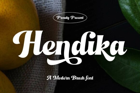 Hendika Font: Bold Script for Digital Marketing
