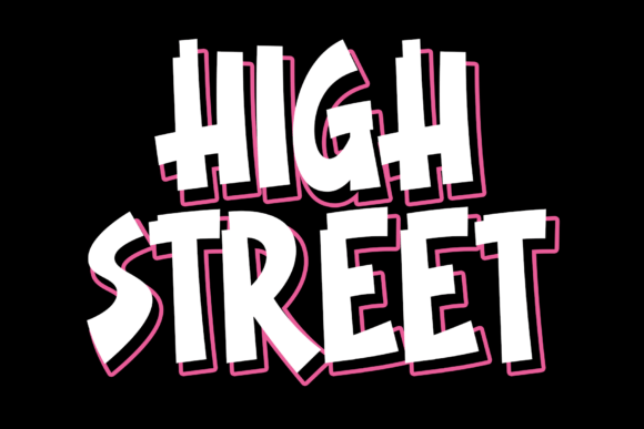 High Street Font: Elegant Script for Crafters
