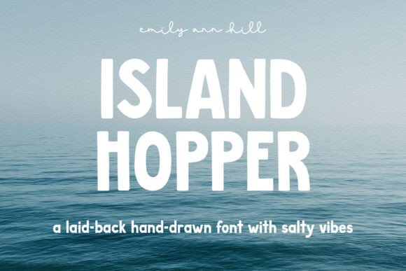 Island Hopper Font: Laid-Back Sans Serif for Crafts