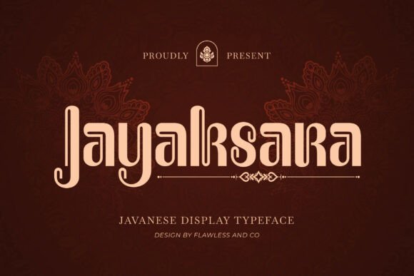 Jayaksara: A Javanese Display Font for Modern Web Design