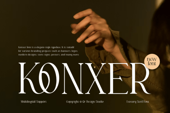 Konxer Font: Elevating Digital Luxury in Web Design
