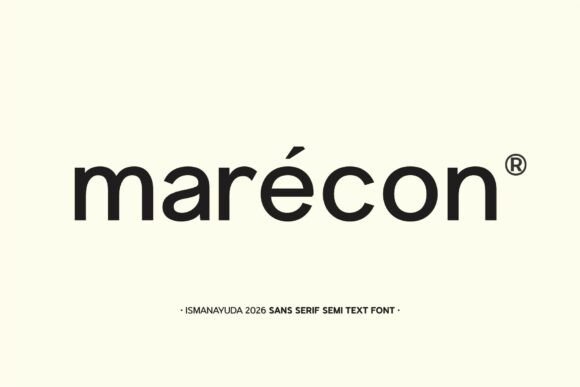 Marecon Font Review: Elevating Small Business Branding
