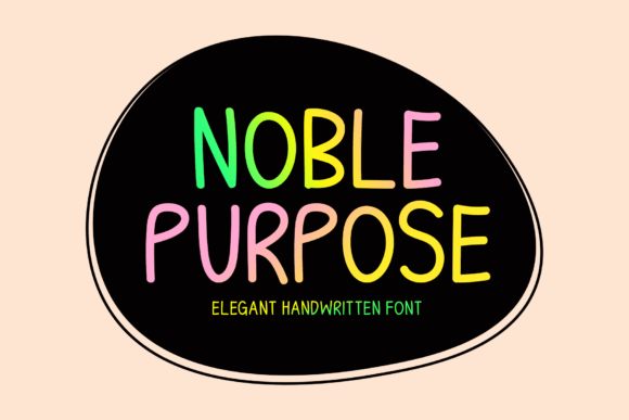 Noble Purpose Font: Elevate Your Small Business Brand