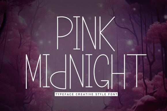 Pink Midnight Font: Adding Whimsy to Editorial Design