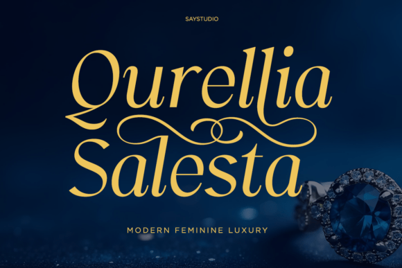 Qurellia Salesta Font: Elevating Digital Luxury