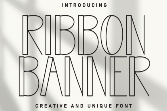Ribbon Banner Font Review: A Handwritten Display Typeface