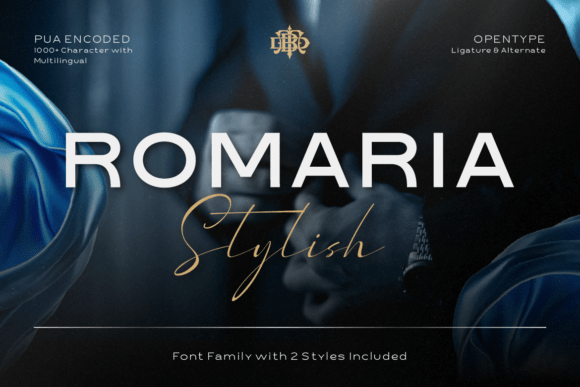 Romaria Stylish Font for Modern Editorial Design