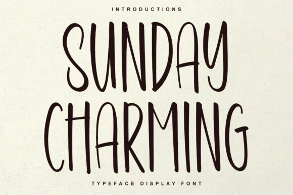 Sunday Charming Font: Elevating Handmade Labels & Decor