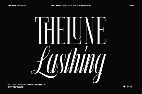 The Lune Lasthing Font Review: A Serif Duo for Boutique Branding