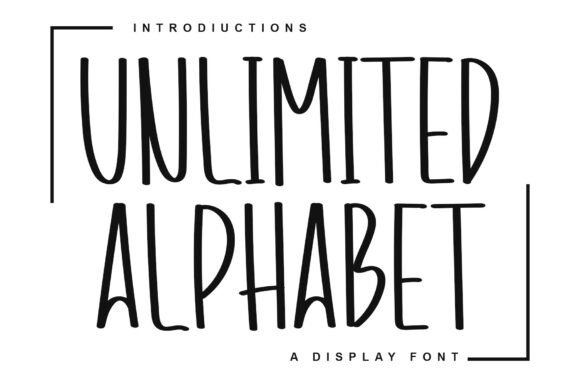 Unlimited Alphabet Font: Bold Script for Campaign Visuals
