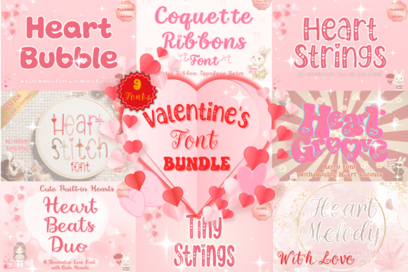 Valentines Font Bundle: Premium Typography for Web Design